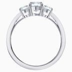 ANELLO ATTRACT TRILOGY ROUND, BIANCO, PLACCATURA RODIO