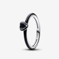 Anello Black Chakra Heart Pandora ME 60