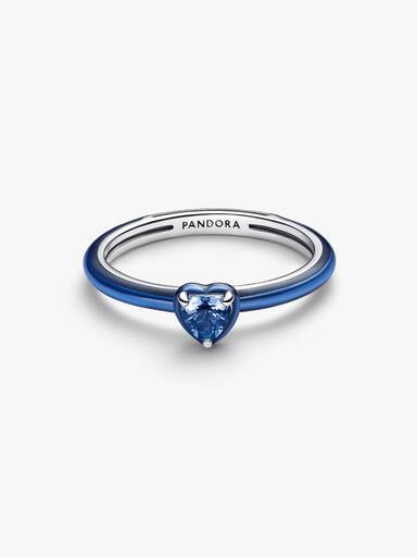 Anello Blu Chakra Heart Pandora ME Argento Sterling 925 - ANELLO