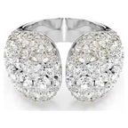 Anello cocktail Sublima Taglio Round Bianco Placcato rodio SWAROVSKI MISURA 55 - ANELLO