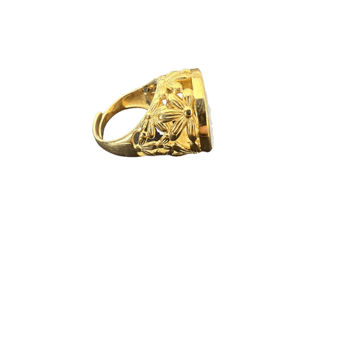 Anello con cammeo italiano margherita