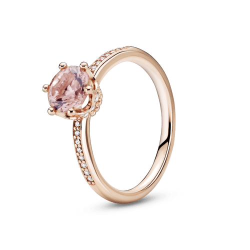 Anello Corona rosa Scintillante 60