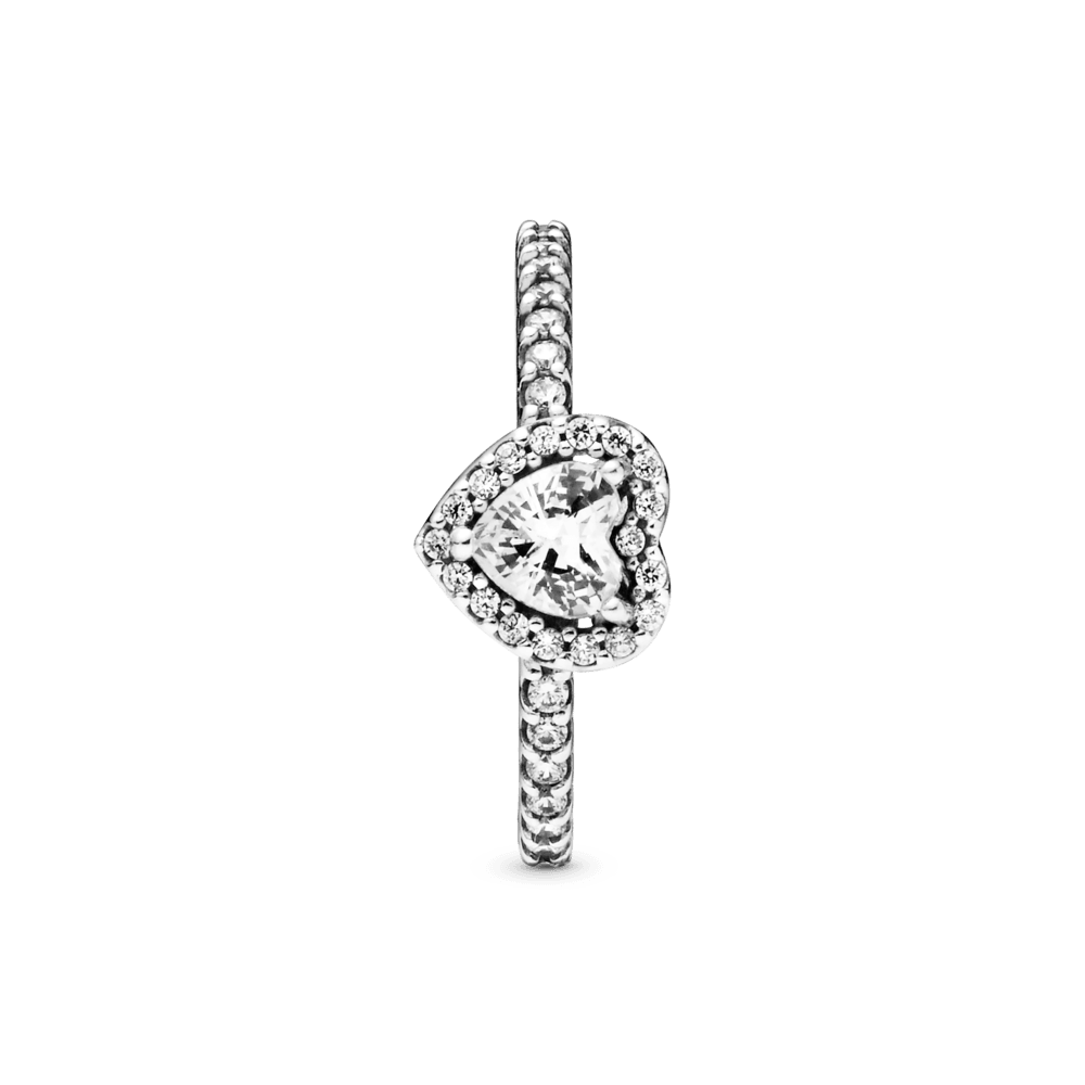 Anello Cuore in Rilievo