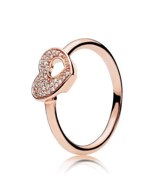 Anello Cuore Scintillante 60