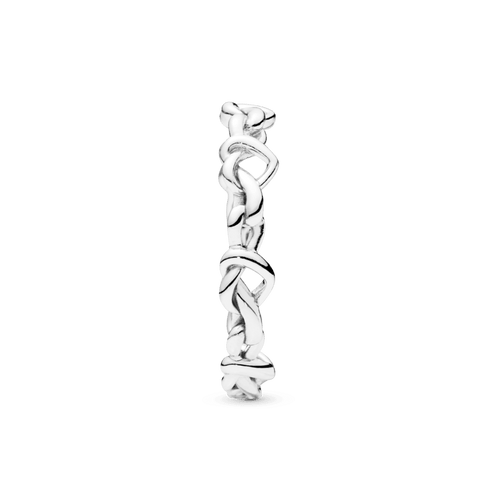 Anello Cuori intrecciati