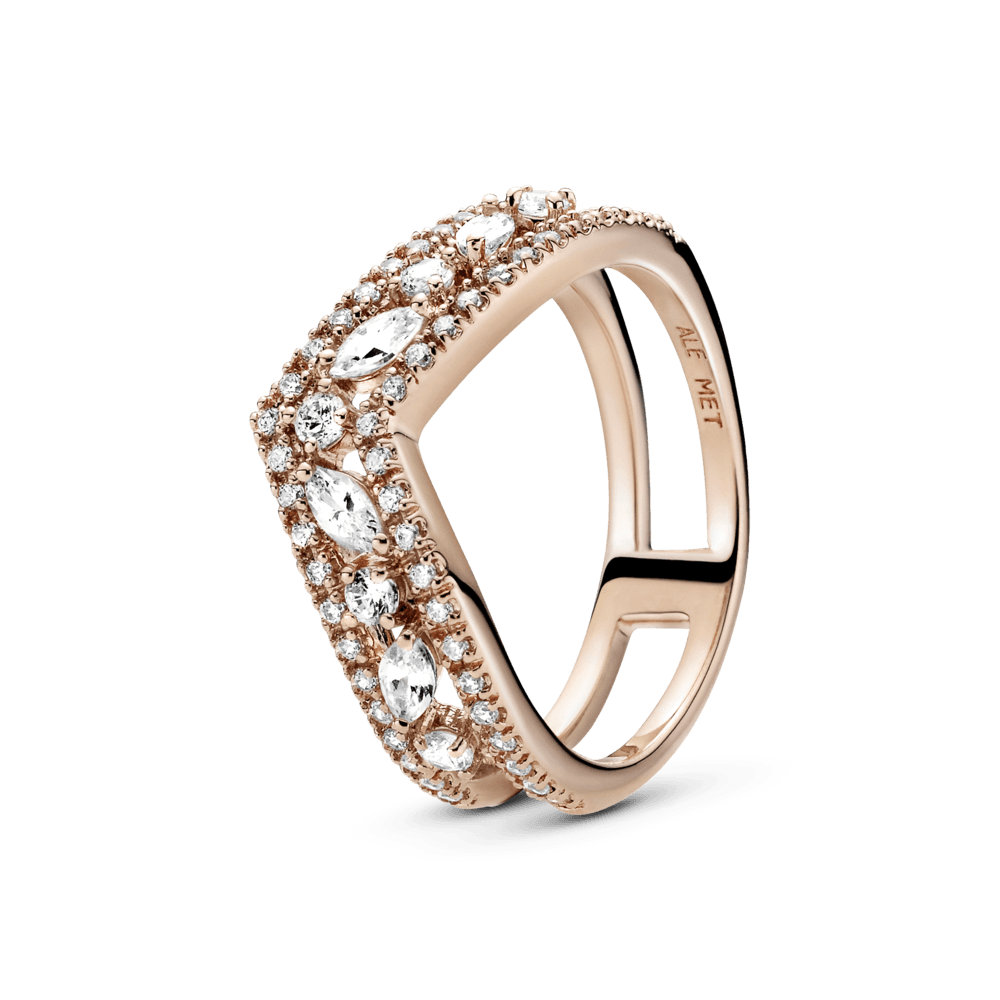 Anello Desiderio doppio Marquise 60