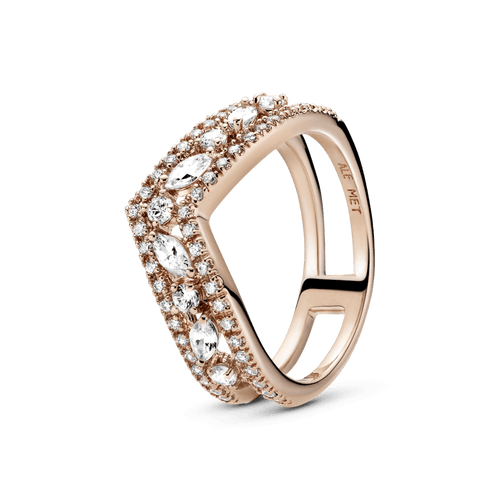 Anello Desiderio doppio Marquise 60