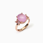 Anello Donna con Fusion Stone Rosa Ovale SANTORINI