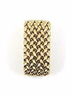 ANELLO ECLAT A FASCIA DI COLORE ORO GIALLO