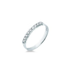 Anello Eternity in Oro Bianco e Diamanti ct. 0,15 - 12 - ANELLI