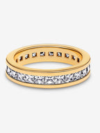 Anello Eternity Placcatura in Oro 14k - 48 - ANELLI