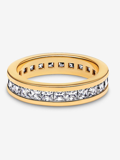 Anello Eternity Placcatura in Oro 14k - 48 - ANELLI