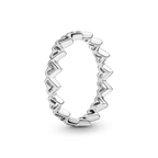 Anello Fascia di Cuori disegnati 60