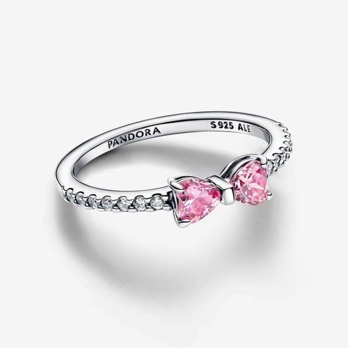 Anello Fiocco Luminoso Rosa - ANELLI