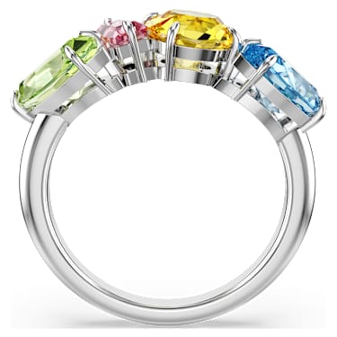 Anello Gema Taglio misto Multicolore Placcato rodio SWAROVSKI - 55 - ANELLO
