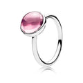 Anello Goccia Poetica Rosa 60