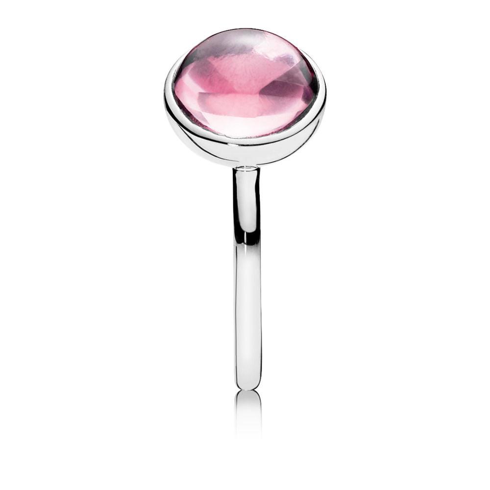 Anello Goccia Poetica Rosa