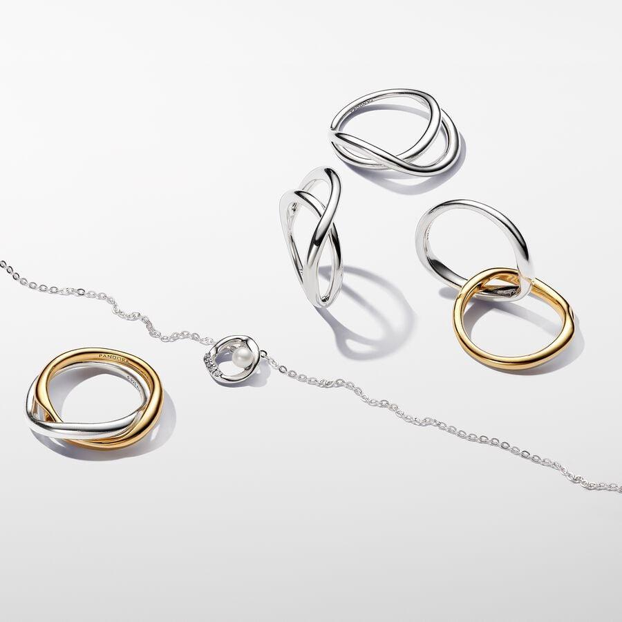 Anello Infinito Linea Sinuosa