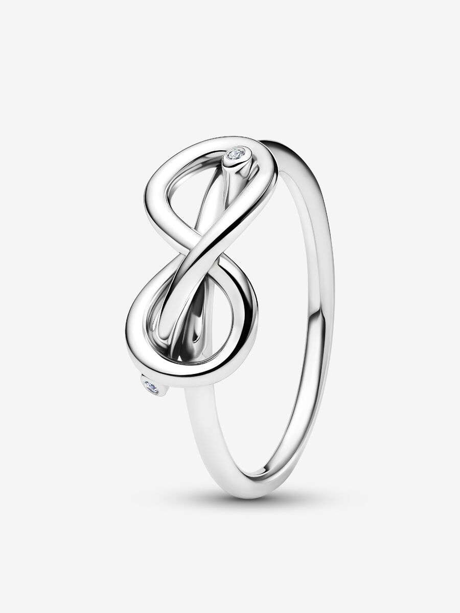 Anello Legame Infinito Argento Sterling 925 - 48 - ANELLI