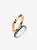 Anello Linea Avvolgente Placcatura in Oro 14k - 48 - ANELLI