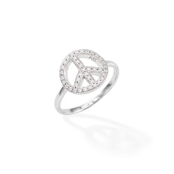 Anello Pace Zirconi