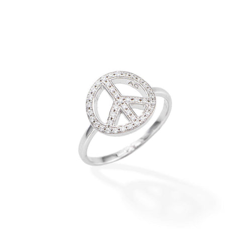 Anello Pace Zirconi