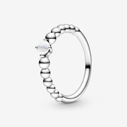 ANELLO PANDORA A SFERE - 48 / Bianco latte - ANELLI