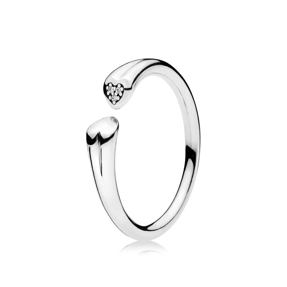 Anello Pandora Due Cuori 60