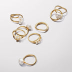 Anello Perla Barocca d’Acqua Dolce Coltivata