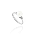 Anello Perla e Zirconi