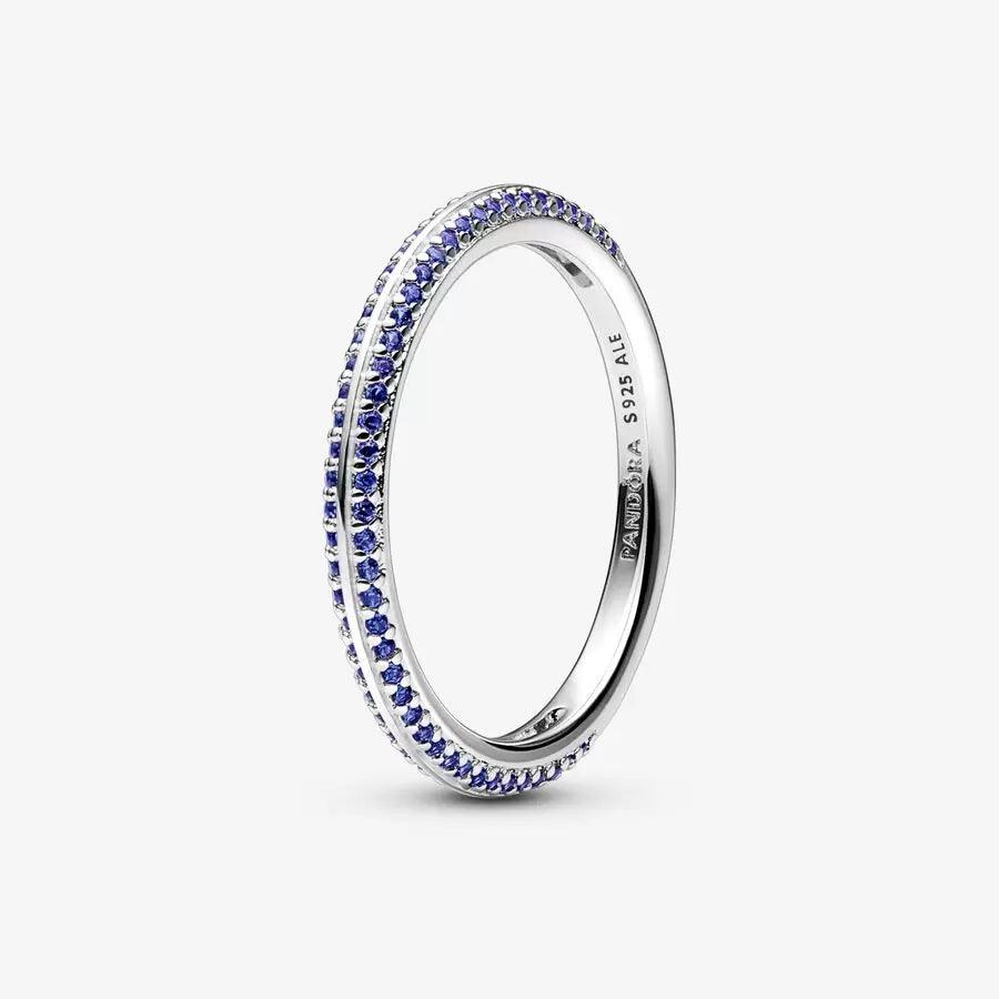 Anello Pietre Luminose Pandora ME Blu