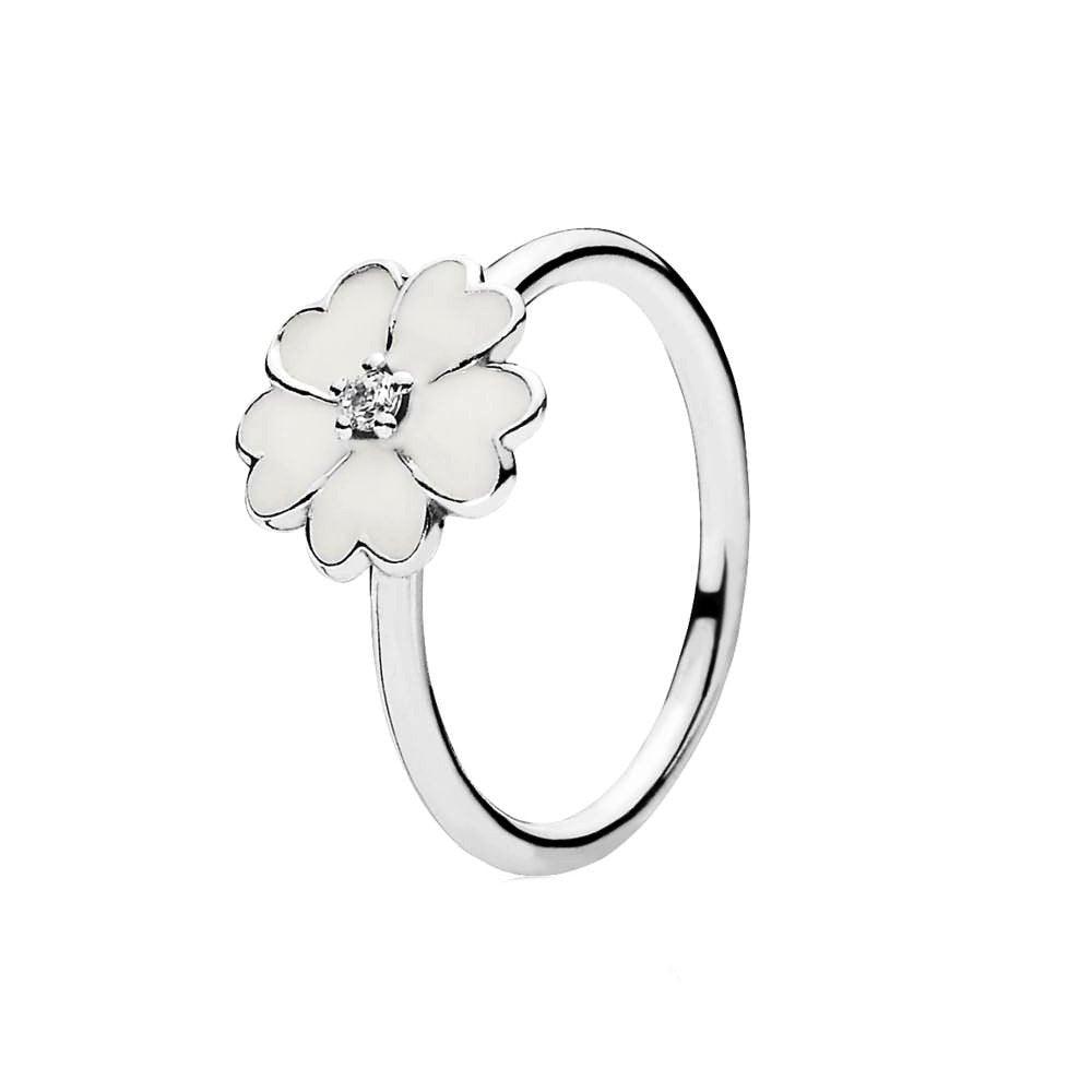 Anello Primula Bianca 60