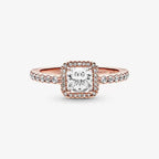 Anello Punto Luce Quadrato