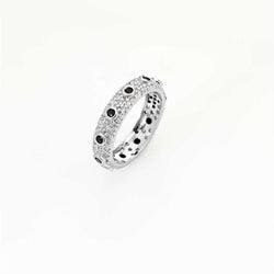 Anello Rosario Zirconi Pavè