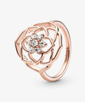 Anello Scenografico Petali di Rosa 60