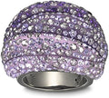 ANELLO SWAROVSKI AMETISTA VIOLA