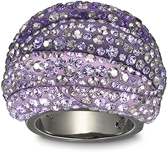 ANELLO SWAROVSKI AMETISTA VIOLA