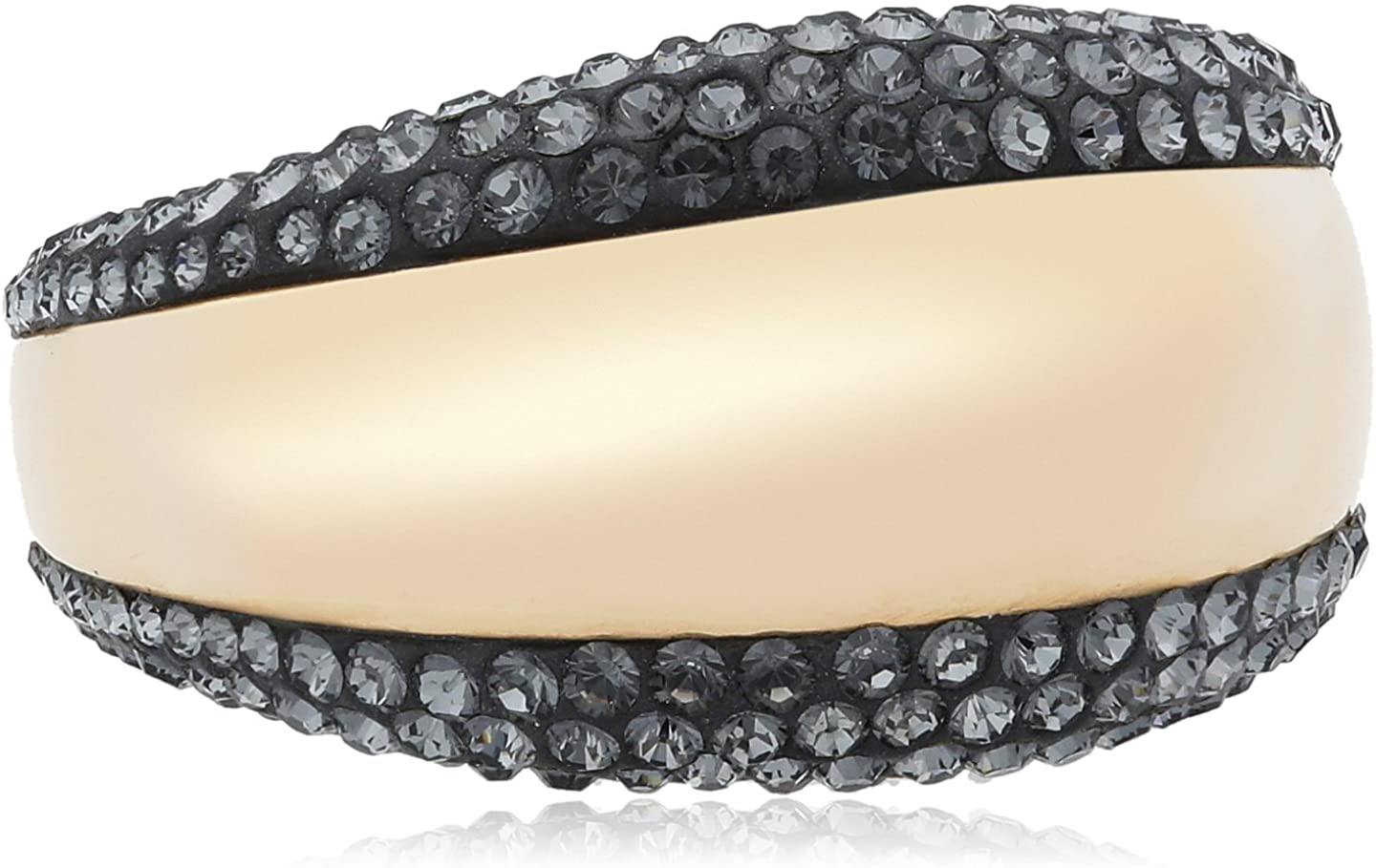 ANELLO SWAROVSKI PEBBLE ROSE GOLD RING