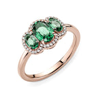 Anello Trilogy Vintage Verde 60