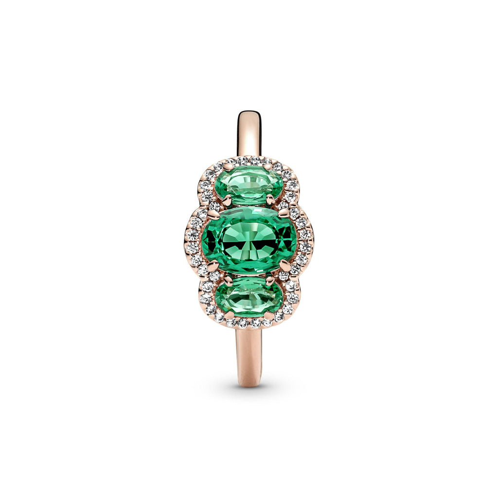 Anello Trilogy Vintage Verde