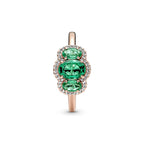 Anello Trilogy Vintage Verde