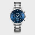 Aravis Chrono Acciaio Blu Scuro, Colore Argento