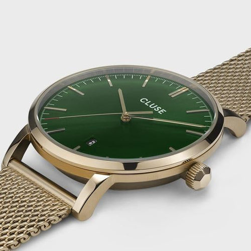 Aravis Mesh Green, Gold Colour