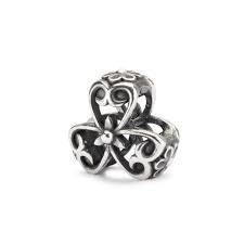 Beads Trollbeads in Argento – Trifoglio Portafortuna