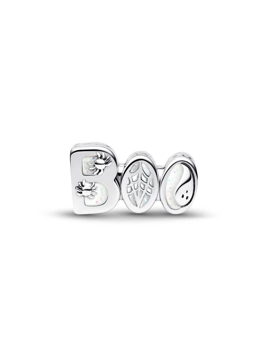 ’BOO’ che si illumina al buio Argento Sterling 925 - CHARM