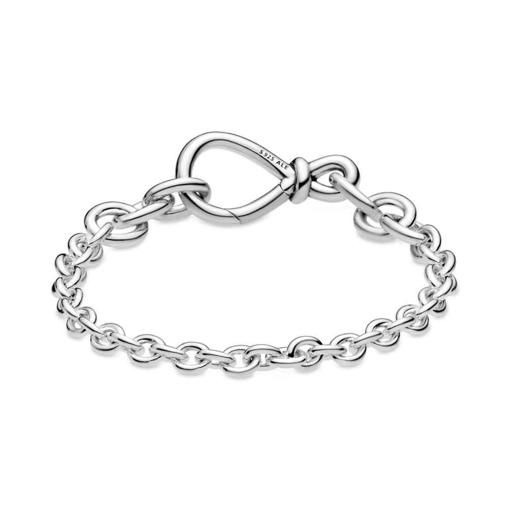 Bracciale a Catena Nodo Infinito 20 cm