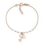 Bracciale Amore Lucchetto e Chiave Rosè