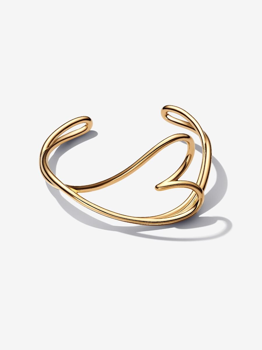 Bracciale Aperto Cuore Linea Sinuosa - BRACCIALE