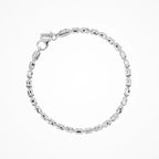 Bracciale Barrel Crystal 3 Argento