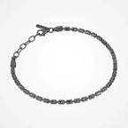 Bracciale Barrel Crystal 3 Nero